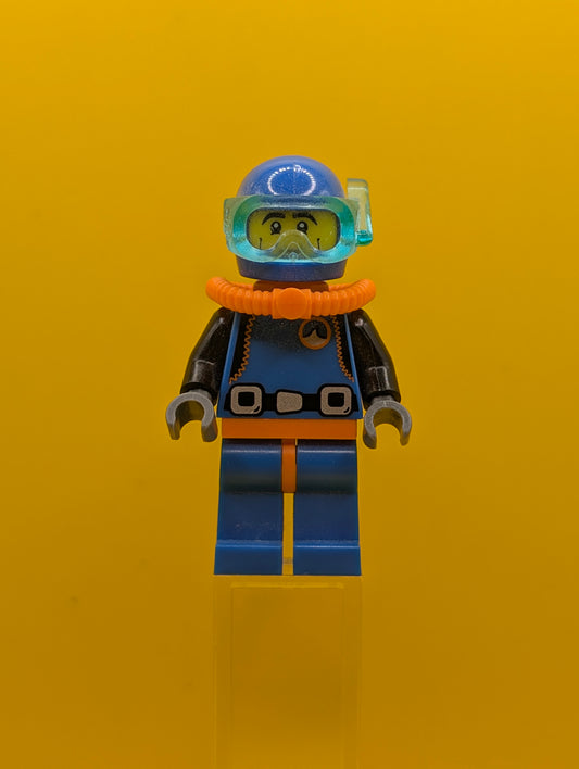 Deep Sea Diver col015 Series 1 (Minifigure Only without Stand and Accessories) Cmf Lego Minifigure