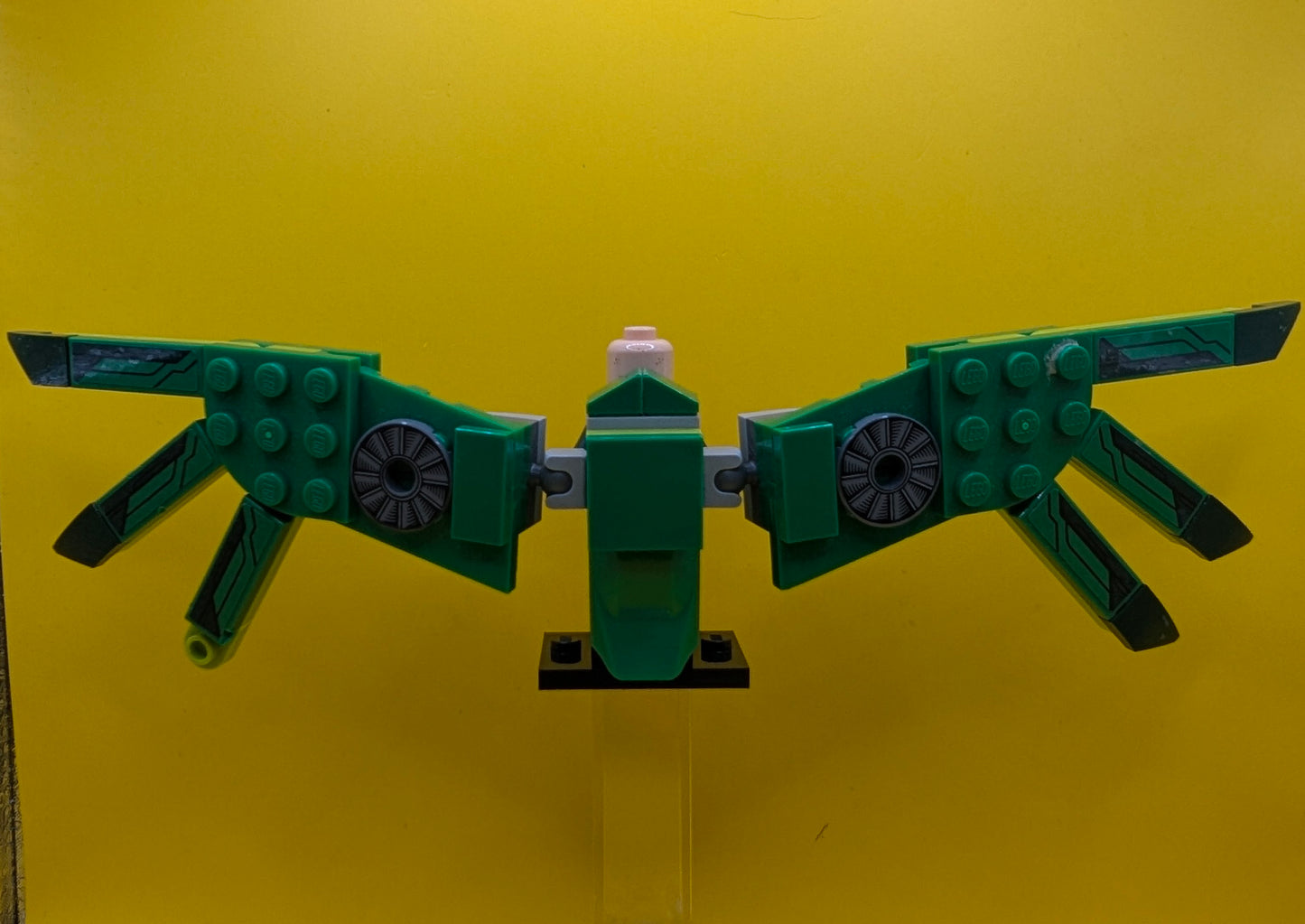 Vulture sh0538 Dark Green Costume, Neck Bracket Marvel Lego Minifigure