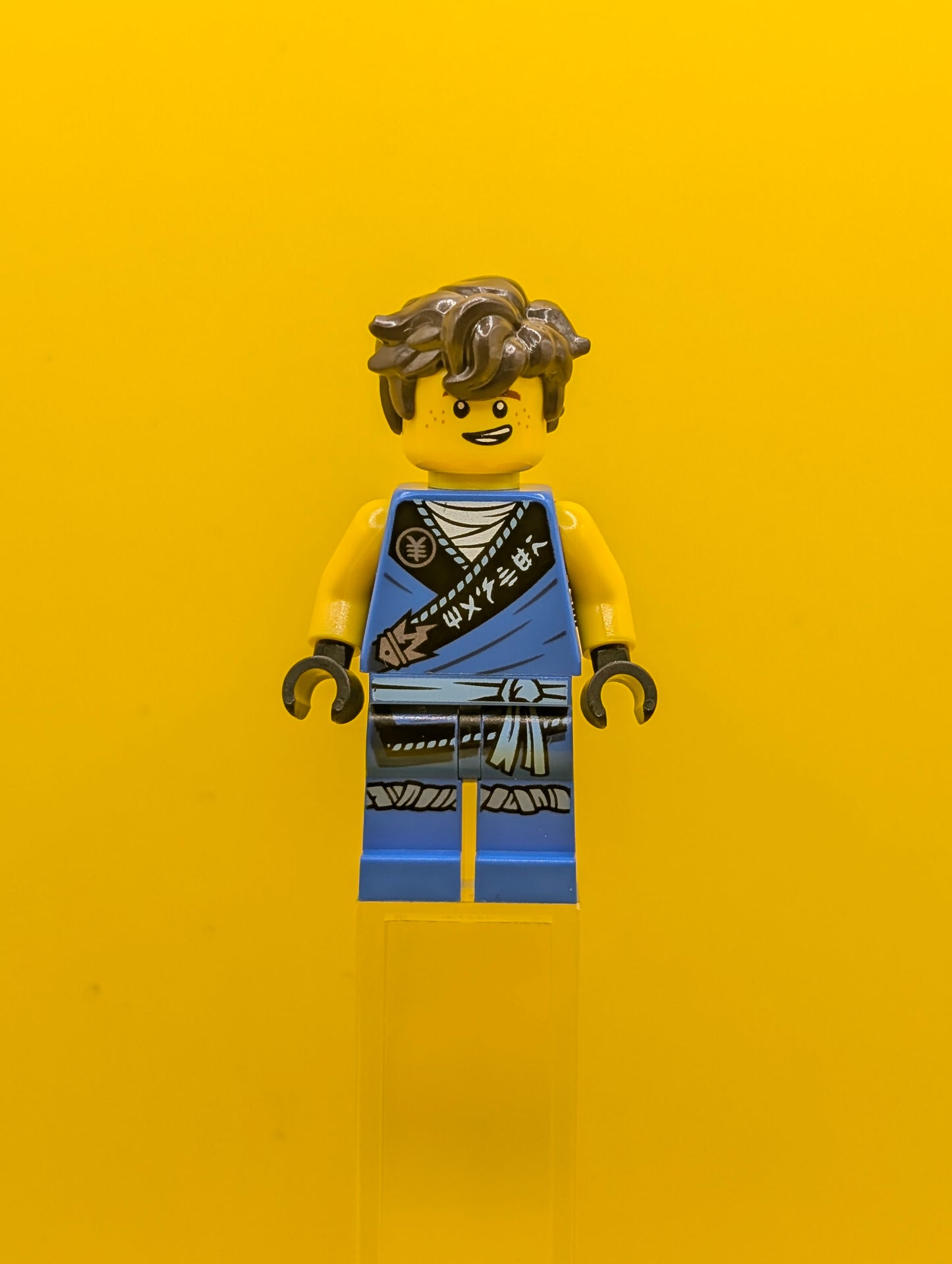 Jay njo0576a Legacy, Rebooted, Ninjago Logogram 'MASTER' on Torso, Hair Ninjago Lego Minifigure