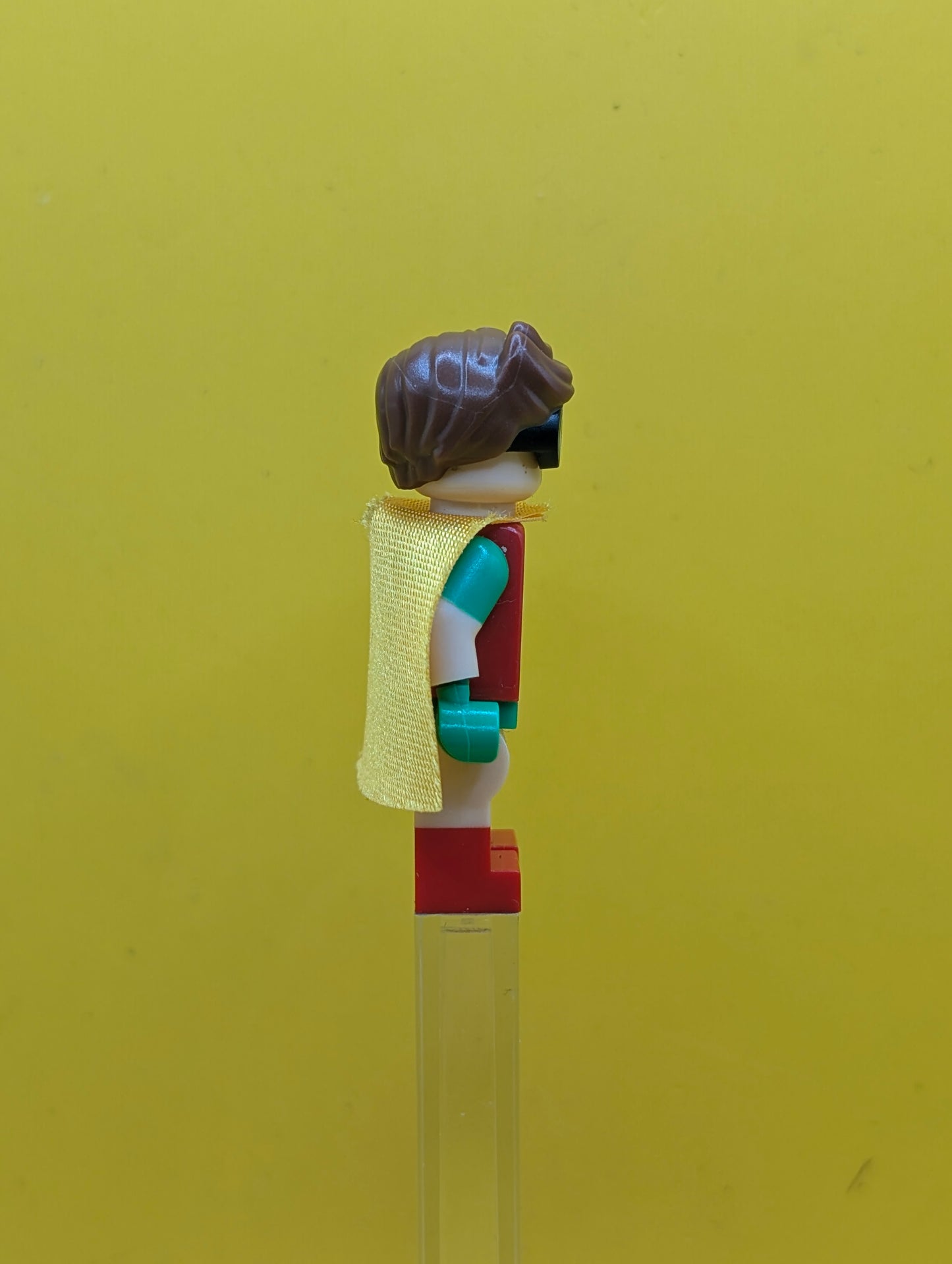 Robin sh0315 Green Glasses, Smile / Scared Pattern DC Lego Minifigure