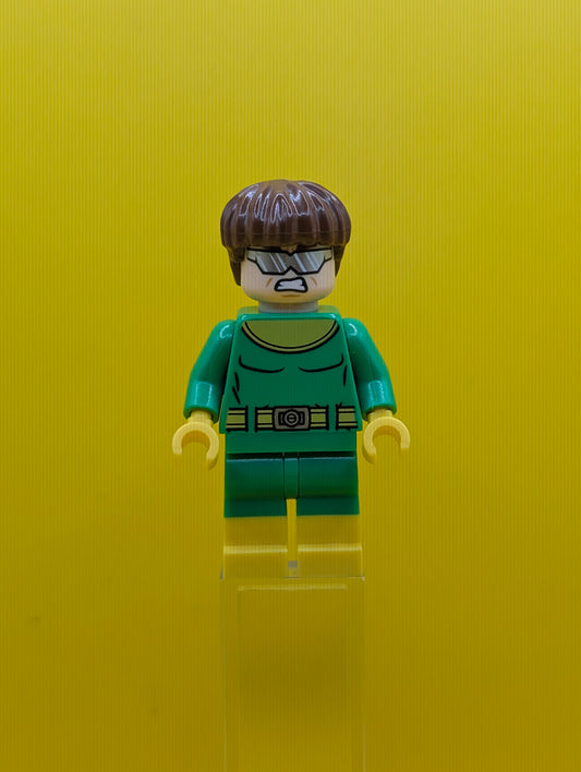 Dr. Octopus sh0284 (Otto Octavius) / Doc Ock - Bright Green Outfit, Neck Bracket Marvel Lego Minifigure