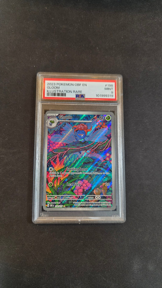 #198/197 Gloom PSA 9 -Obsidian Flames