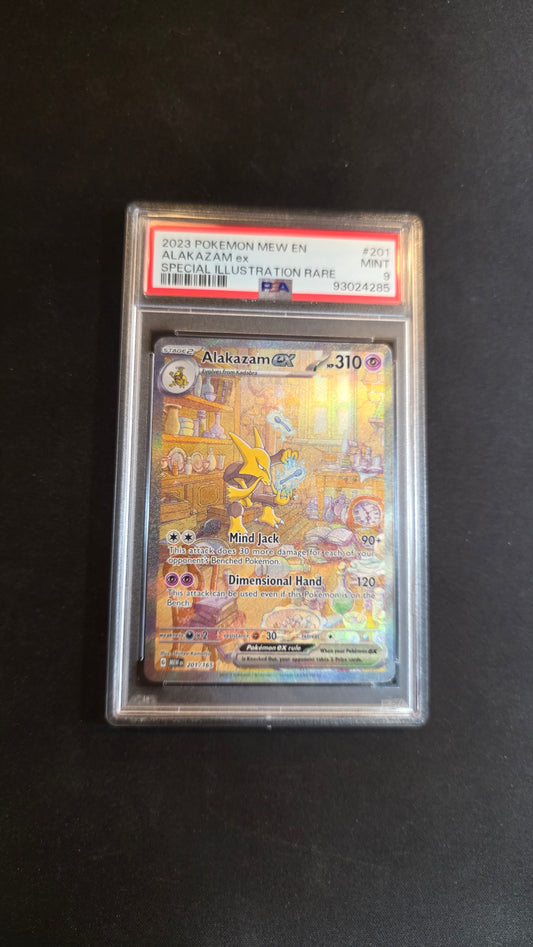 #201/165 Alakazam ex PSA 9 -151