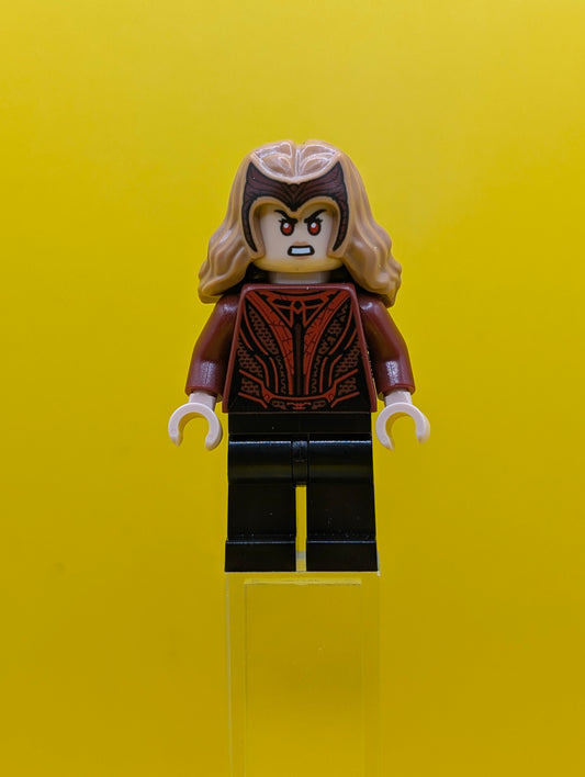 The Scarlet Witch (Wanda Maximoff) sh0831 Plain Legs, Medium Nougat Hair with Tiara Marvel Lego Minifigure
