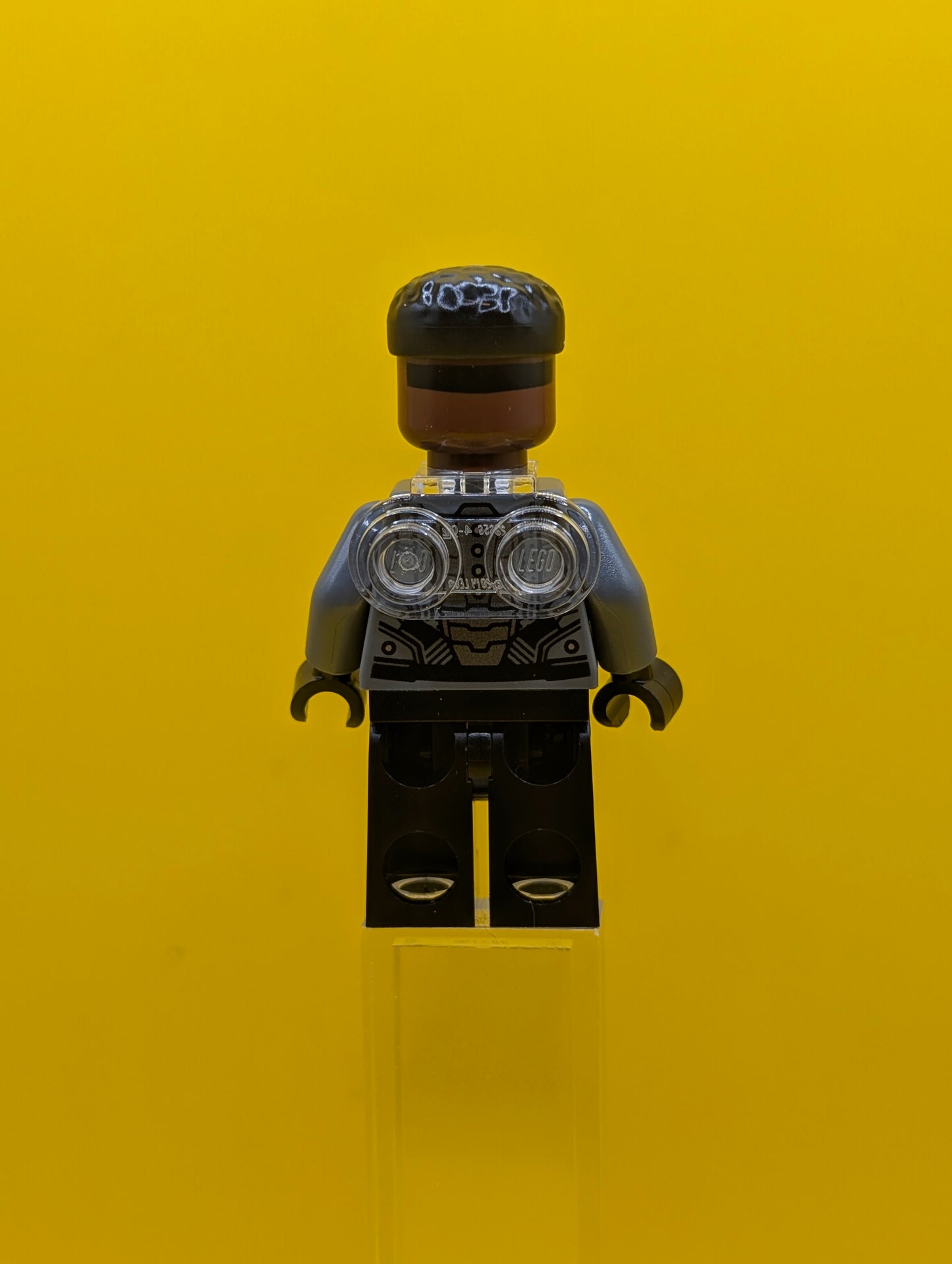 Falcon sh0929 Dark Bluish Gray and Black Suit, Printed Legs Marvel Lego Minifigure