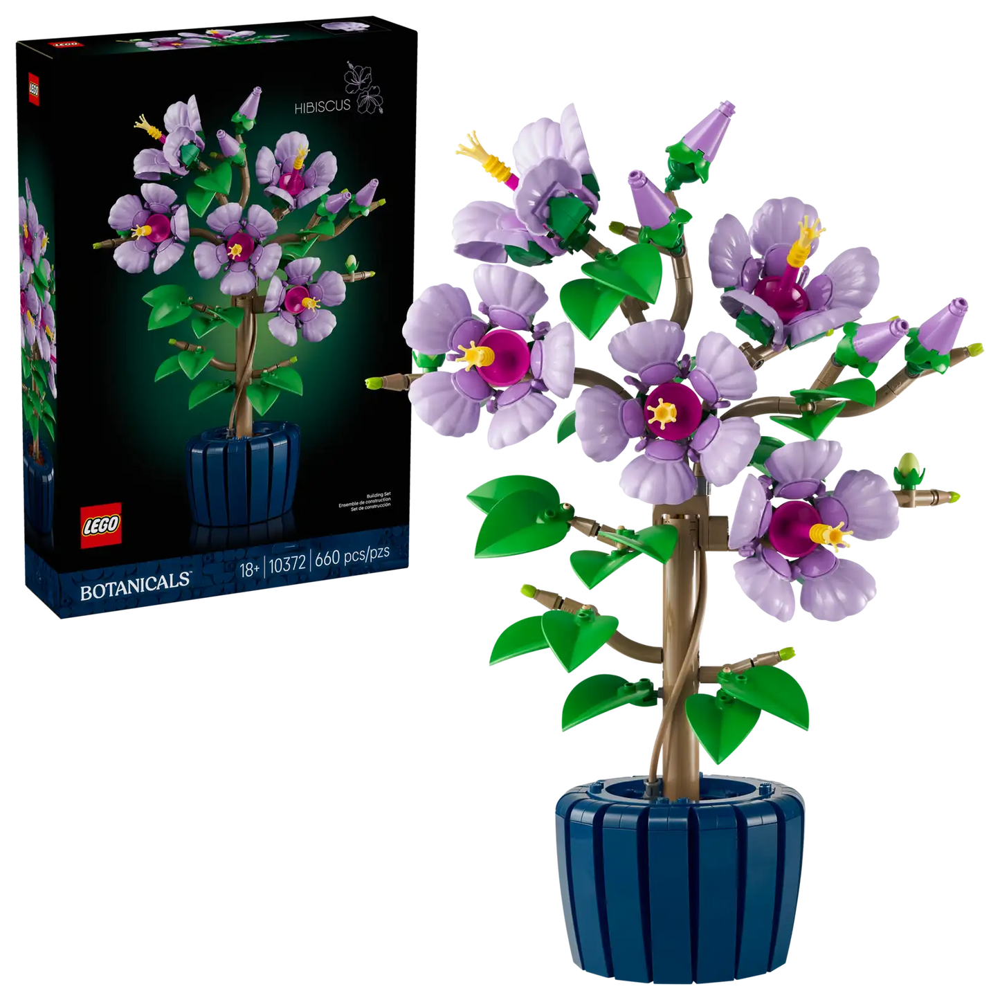 10372 Hibiscus Botanical Lego Set