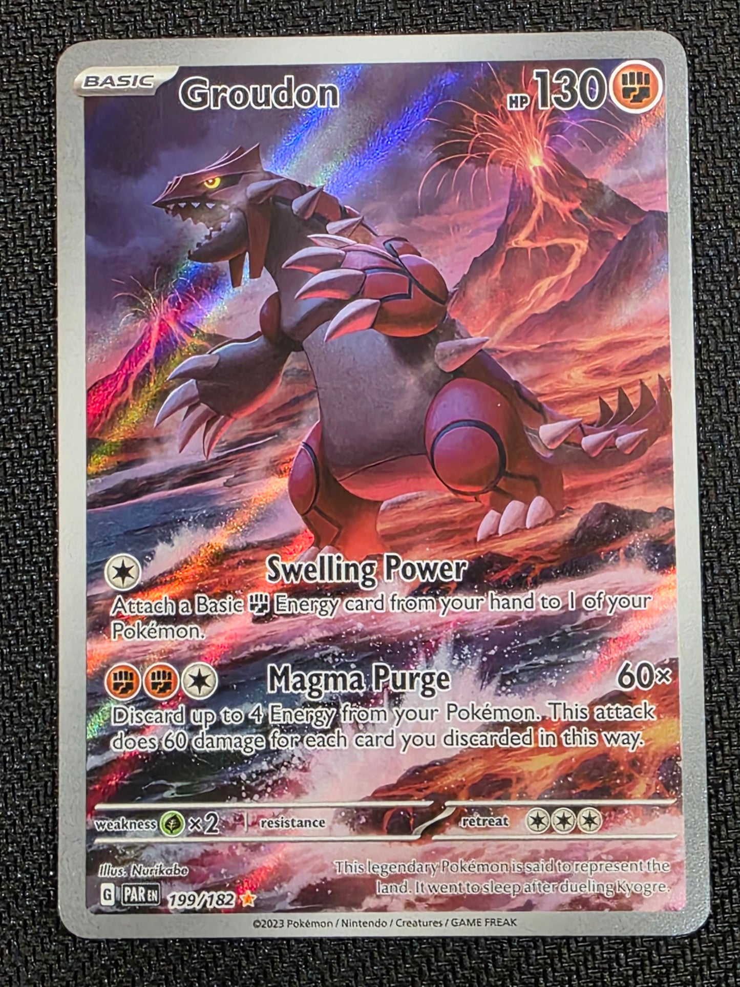 #199/182 Groudon Paradox Rift