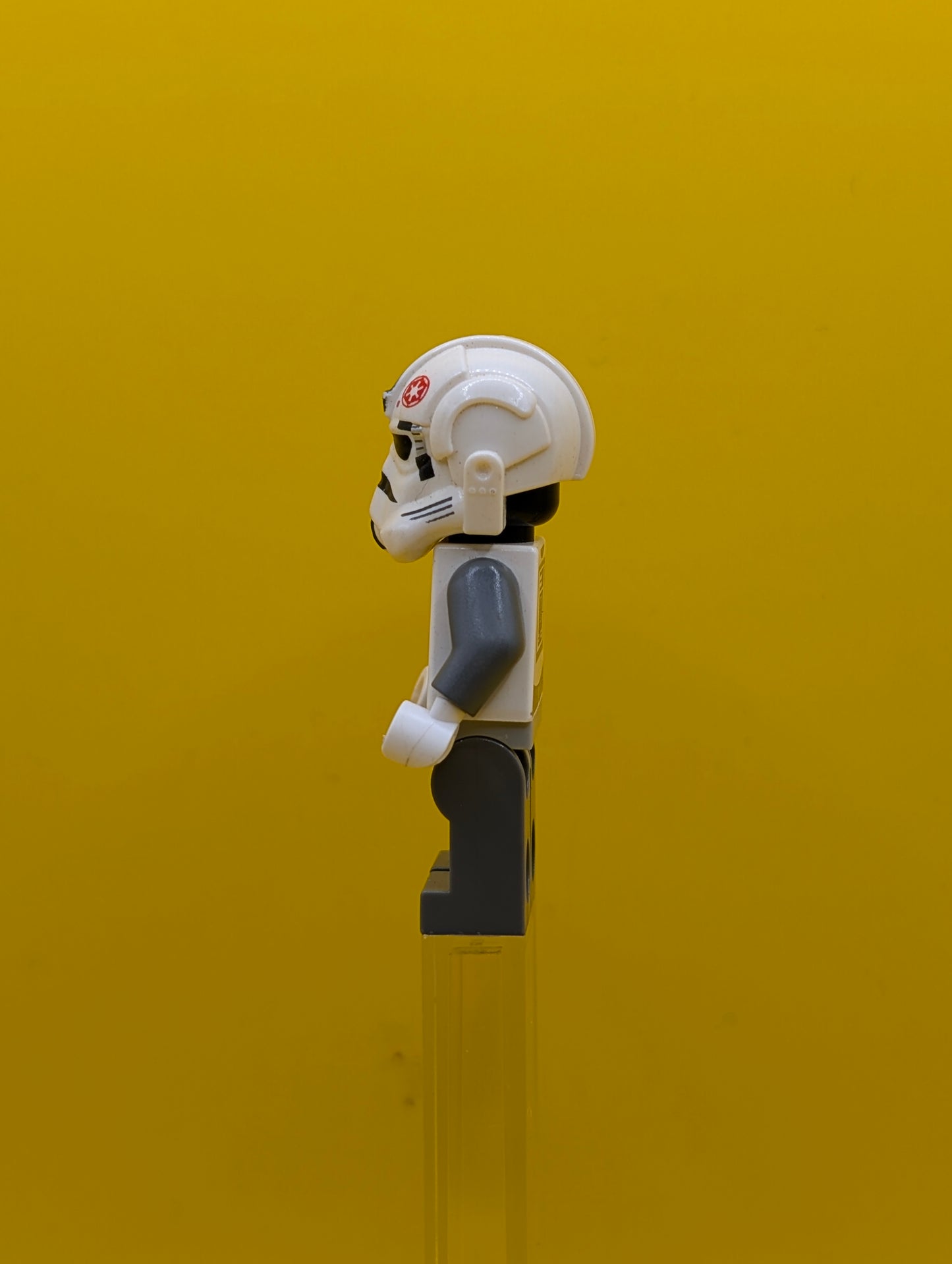 AT-AT Driver sw0262 Red Imperial Logo, Bluish Grays, Black Head, Stormtrooper Type 2 Helmet Star Wars Lego Minifigure