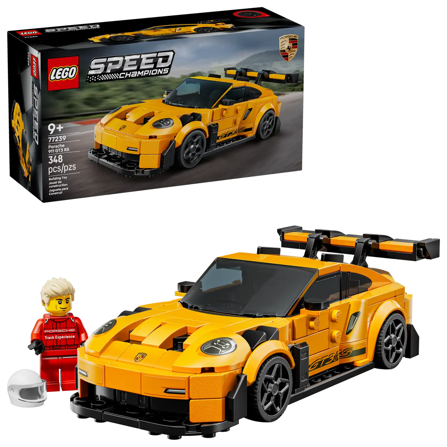 77239 Porsche 911 Gt3 RS Speed Champions Lego Set