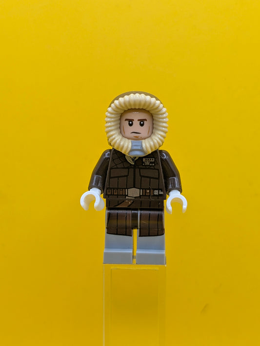 Han Solo sw0709 Parka, Dark Brown Coat (Hoth) Star Wars Lego Minifigure