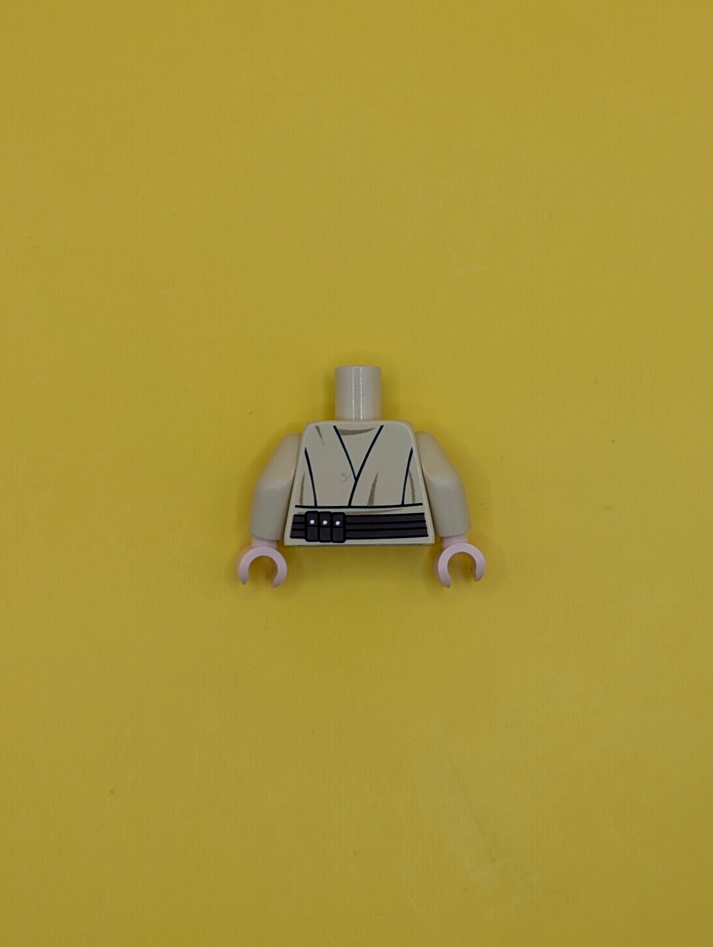 Torso SW Layered Shirt, Orange Undershirt, Reddish Brown Belt Pattern / Tan Arms / Light Nougat Hands 973pb0960c01 Lego