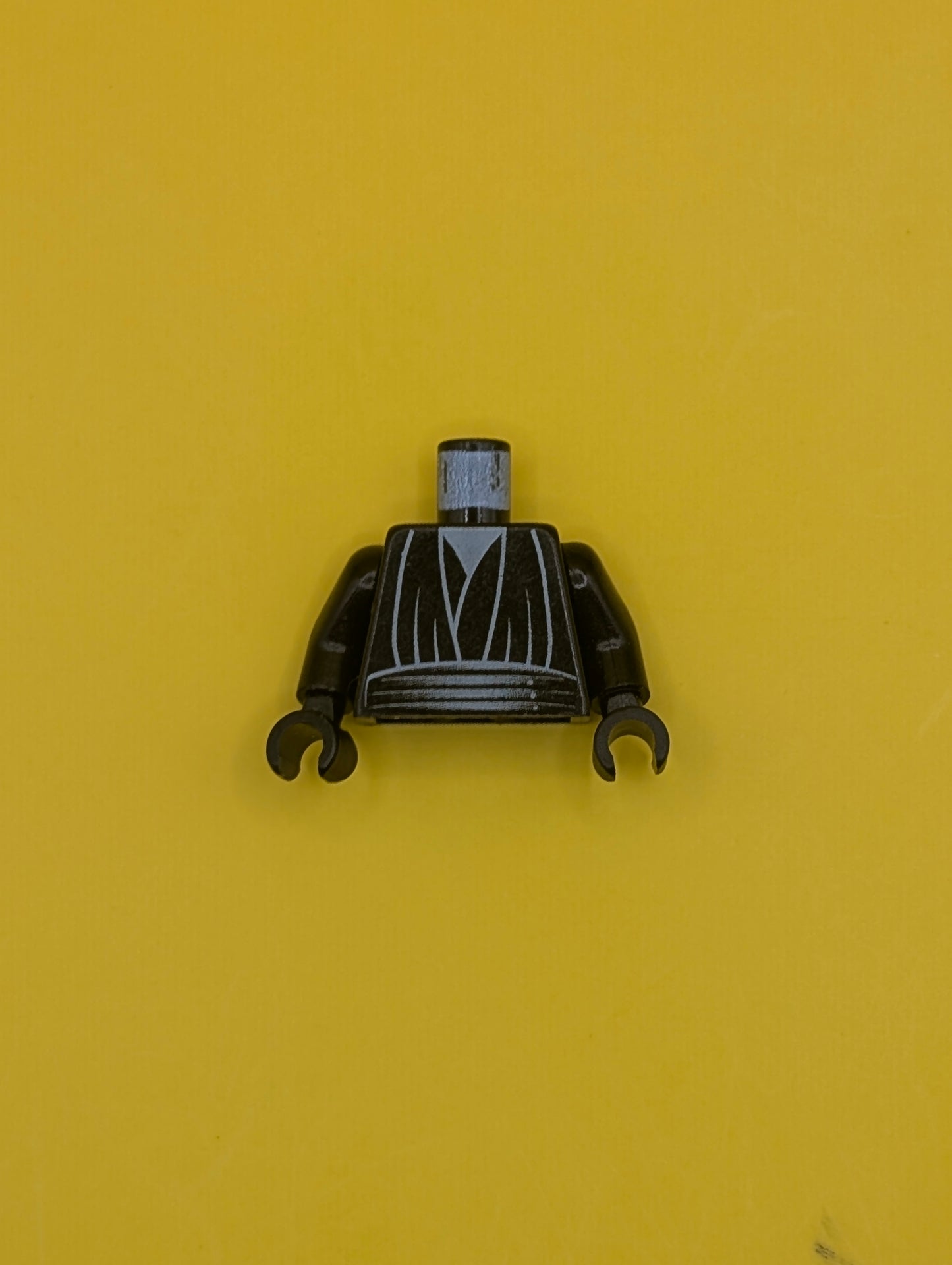 Torso SW Layered Shirt, Light Gray Undershirt, Waist Sash Pattern / Black Arms / Black Hands 973px88c01 Lego
