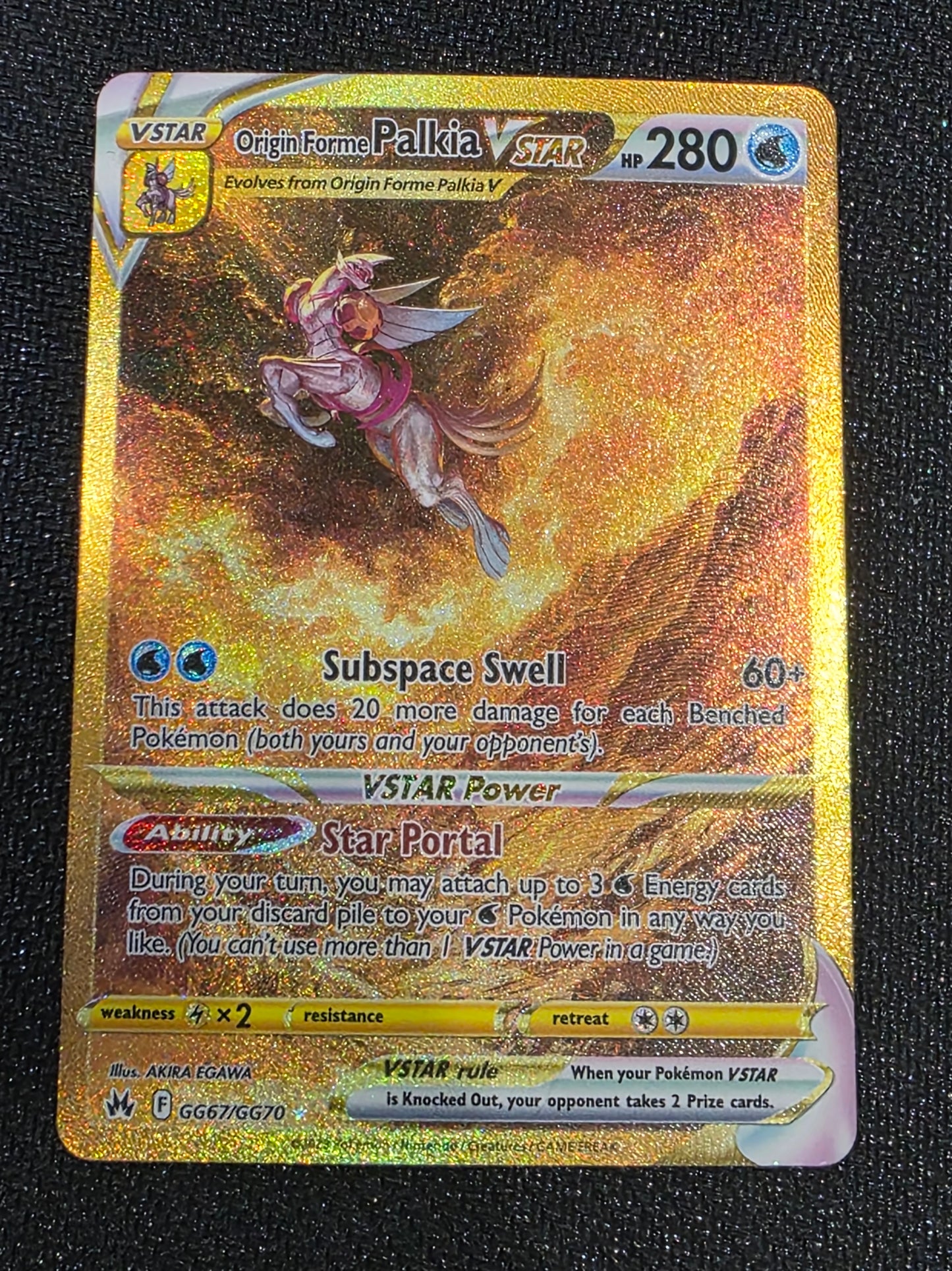 #GG67/GG70 Origin Forme Palkia Vstar
