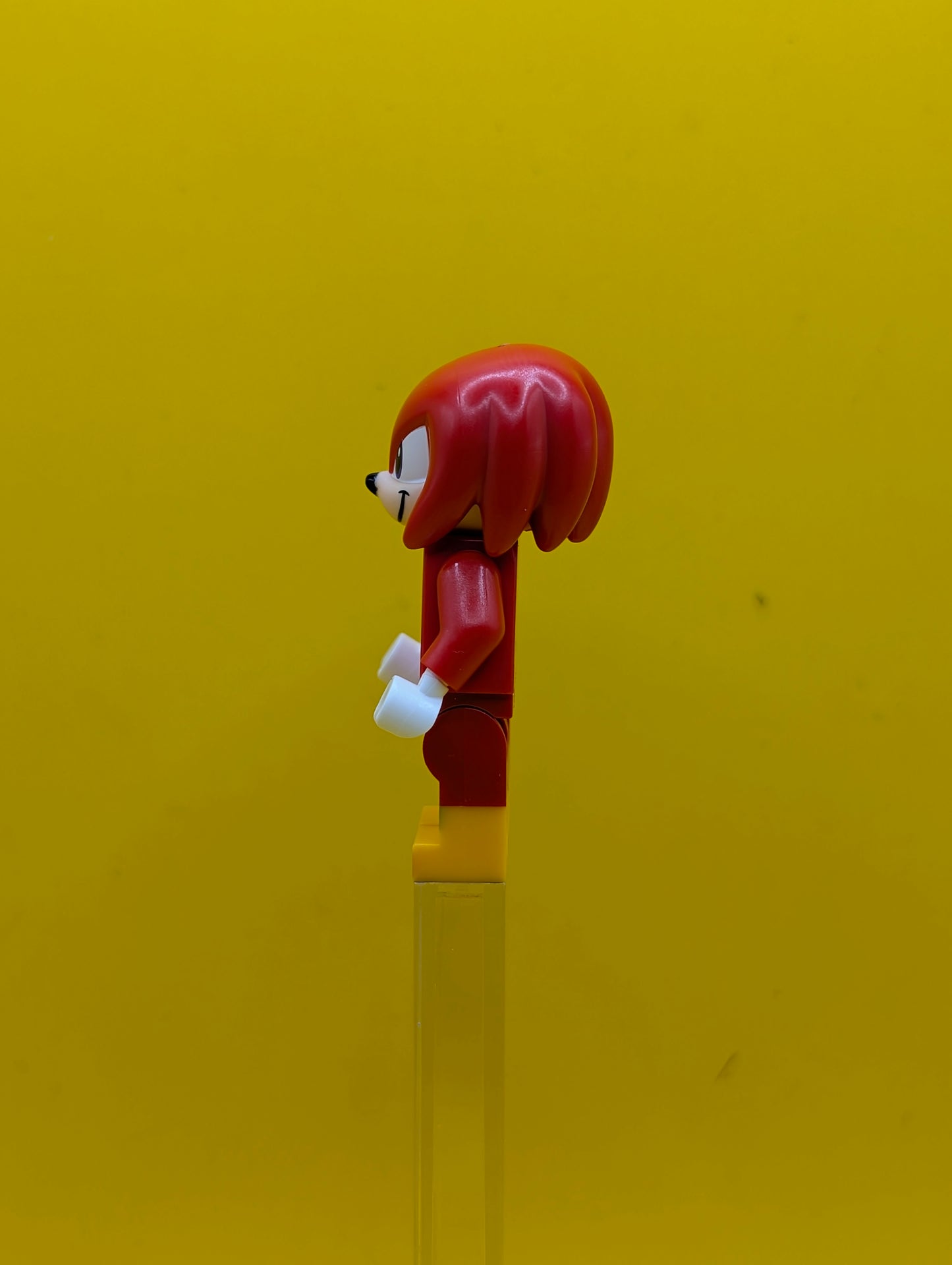 Knuckles son016 Grin Sonic The Hedgehog Lego Minifigure