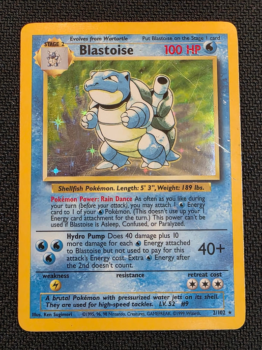 Blastoise #2/102* Base Set (unlimited)