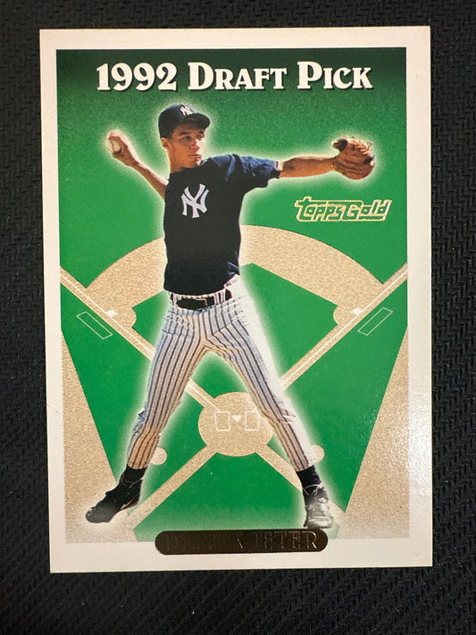 #98 Derek Jeter 1993 Topps Gold