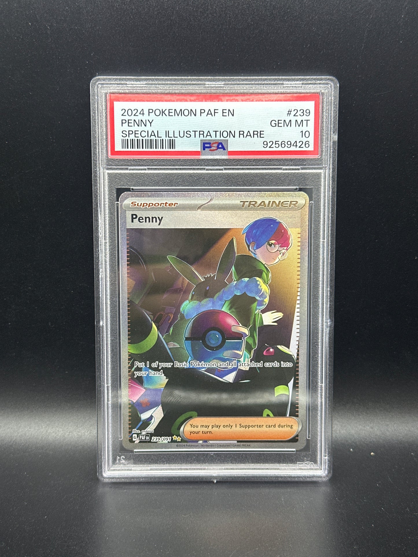 Penny 239/091 Paldean Fates PSA 10