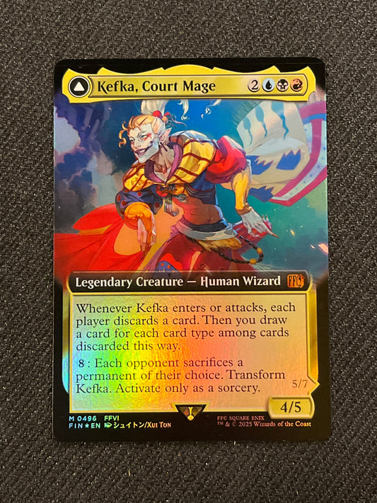 #0496 Kefka, Court Mage // Kefka, Ruler of Ruin (Foil) Final Fantasy