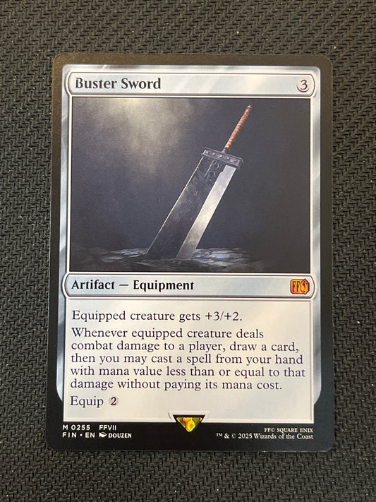 #0255 Buster Sword (Normal) - Final Fantasy Magic the Gathering MTG