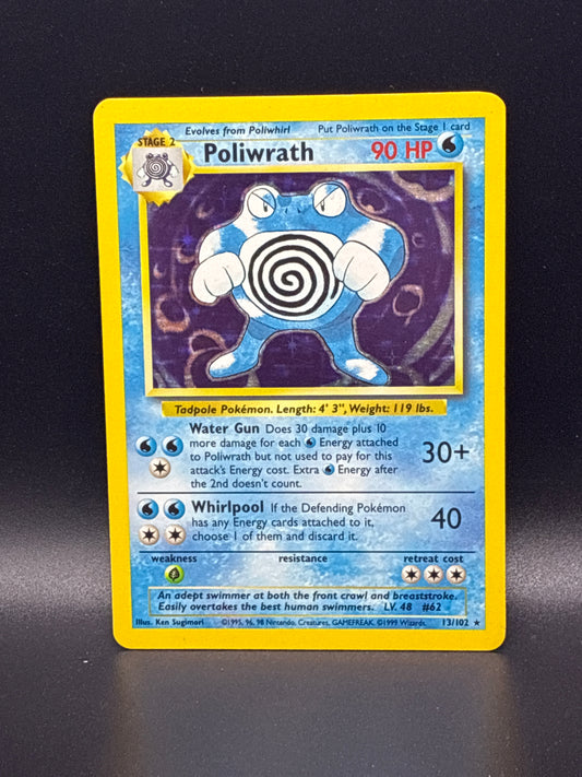 Poliwrath #13/102 Base Set (Unlimited)