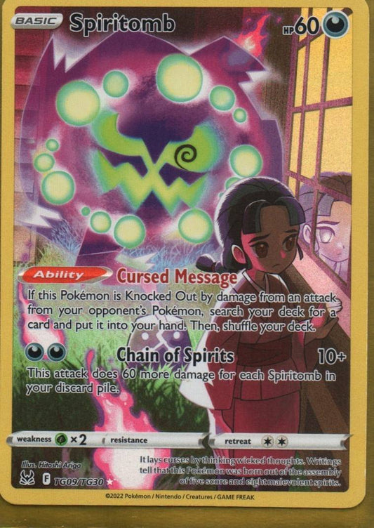 #TG09/TG30 Spiritomb SWSH11: Lost Origin Trainer Gallery Ultra Rare tcg