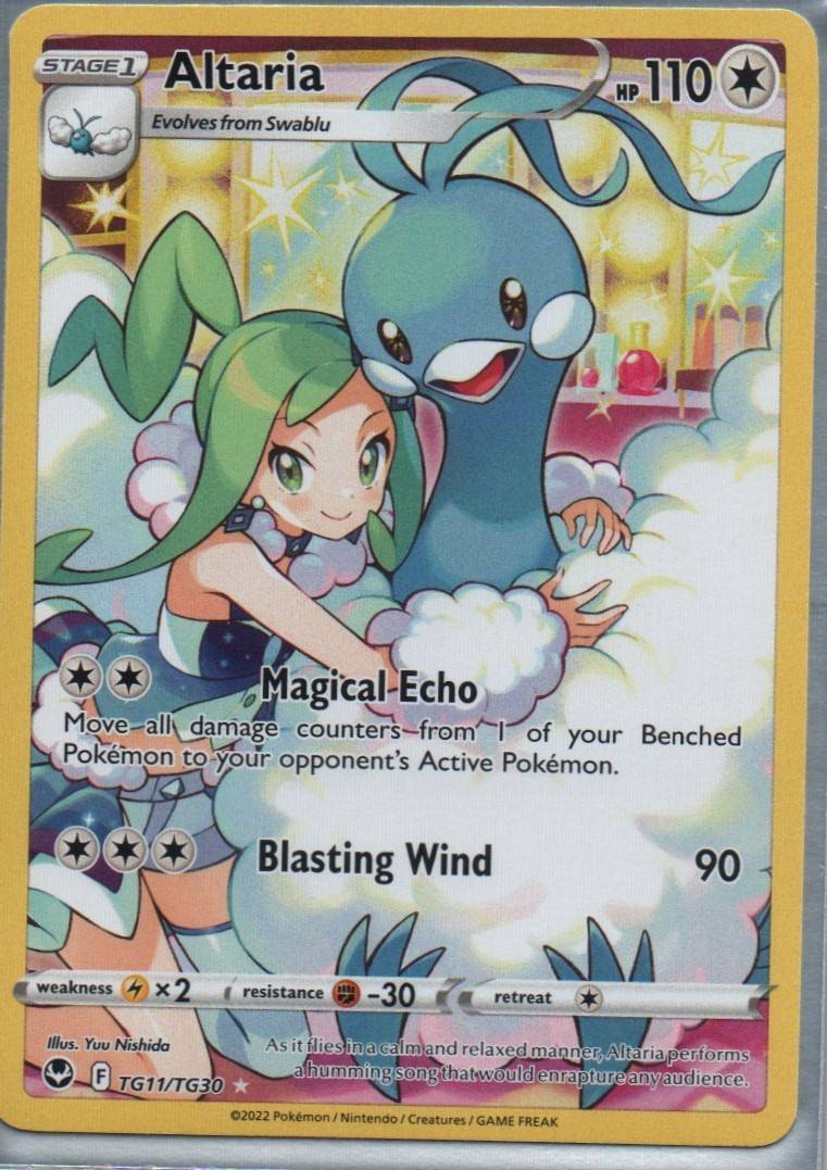 #TG11/TG30 Altaria SWSH12: Silver Tempest Trainer Gallery