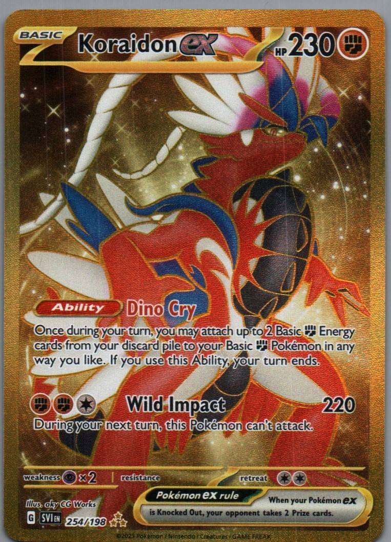 #254/198 Koraidon ex SV01: Scarlet & Violet Base Set