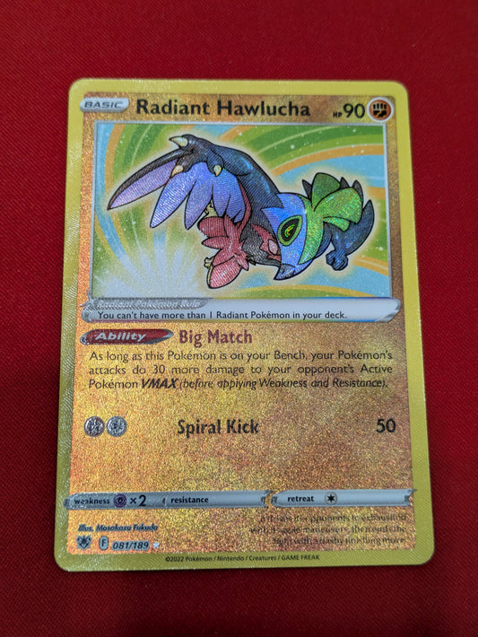 #081/189 Radiant Hawlucha SWSH10: Astral Radiance