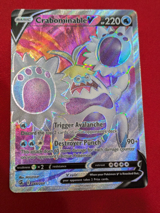 #248/264 Crabominable V (Full Art) SWSH08: Fusion Strike