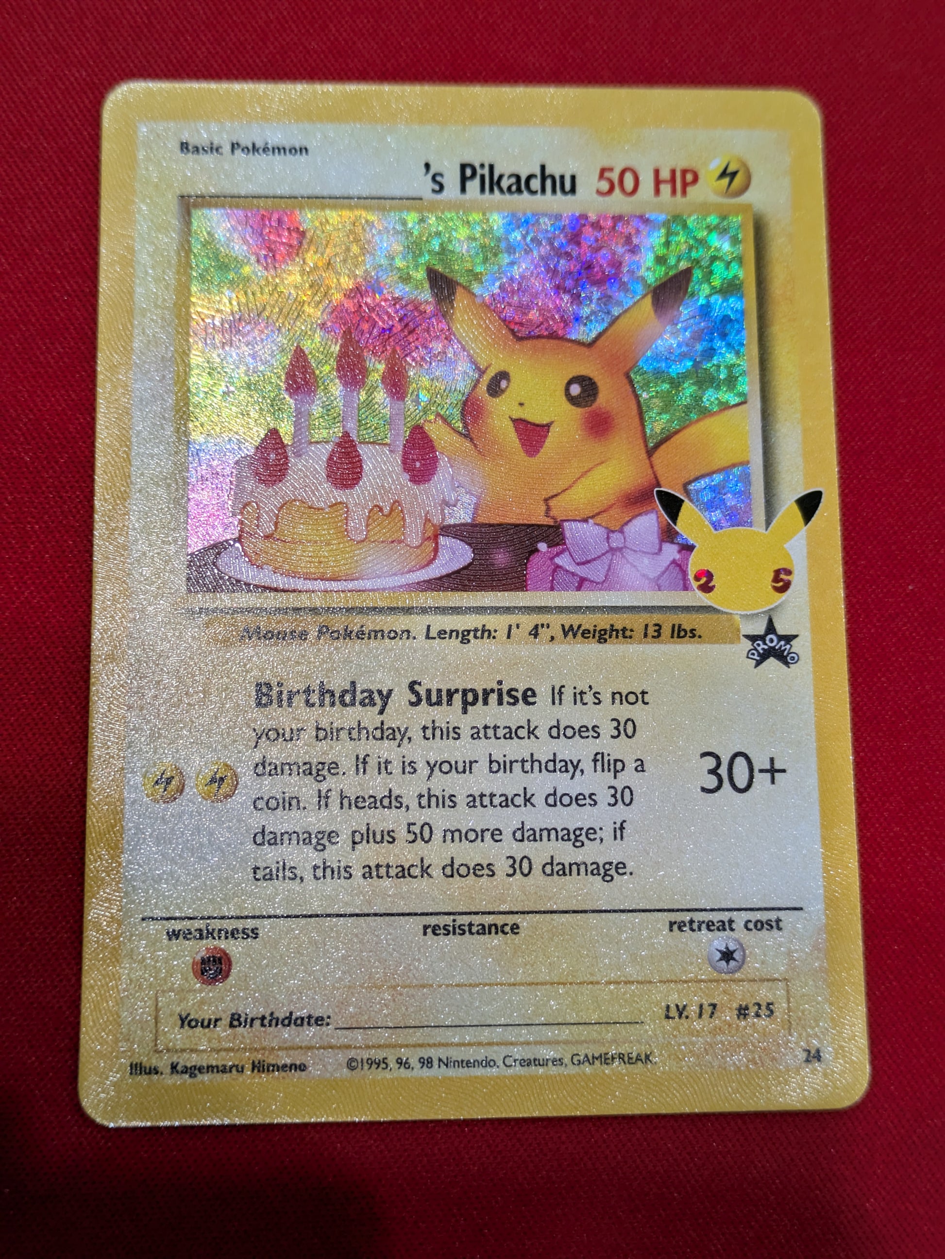 #24/53 ______'s Pikachu Celebrations: Classic Collection