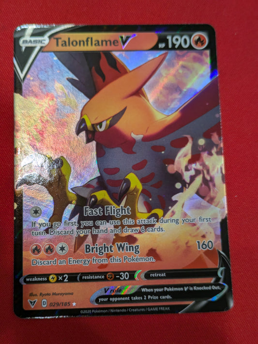 #029/185 Talonflame V SWSH04: Vivid Voltage