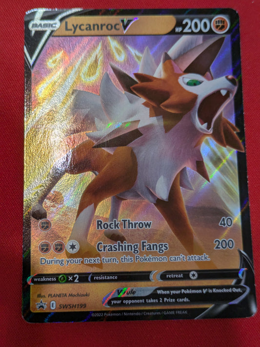 #SWSH199 Lycanroc V SWSH: Sword & Shield Promo Cards