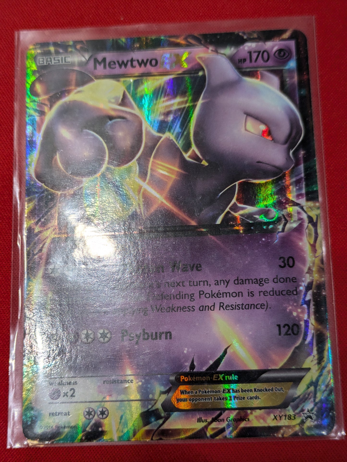 #XY183 Mewtwo EX XY Promos