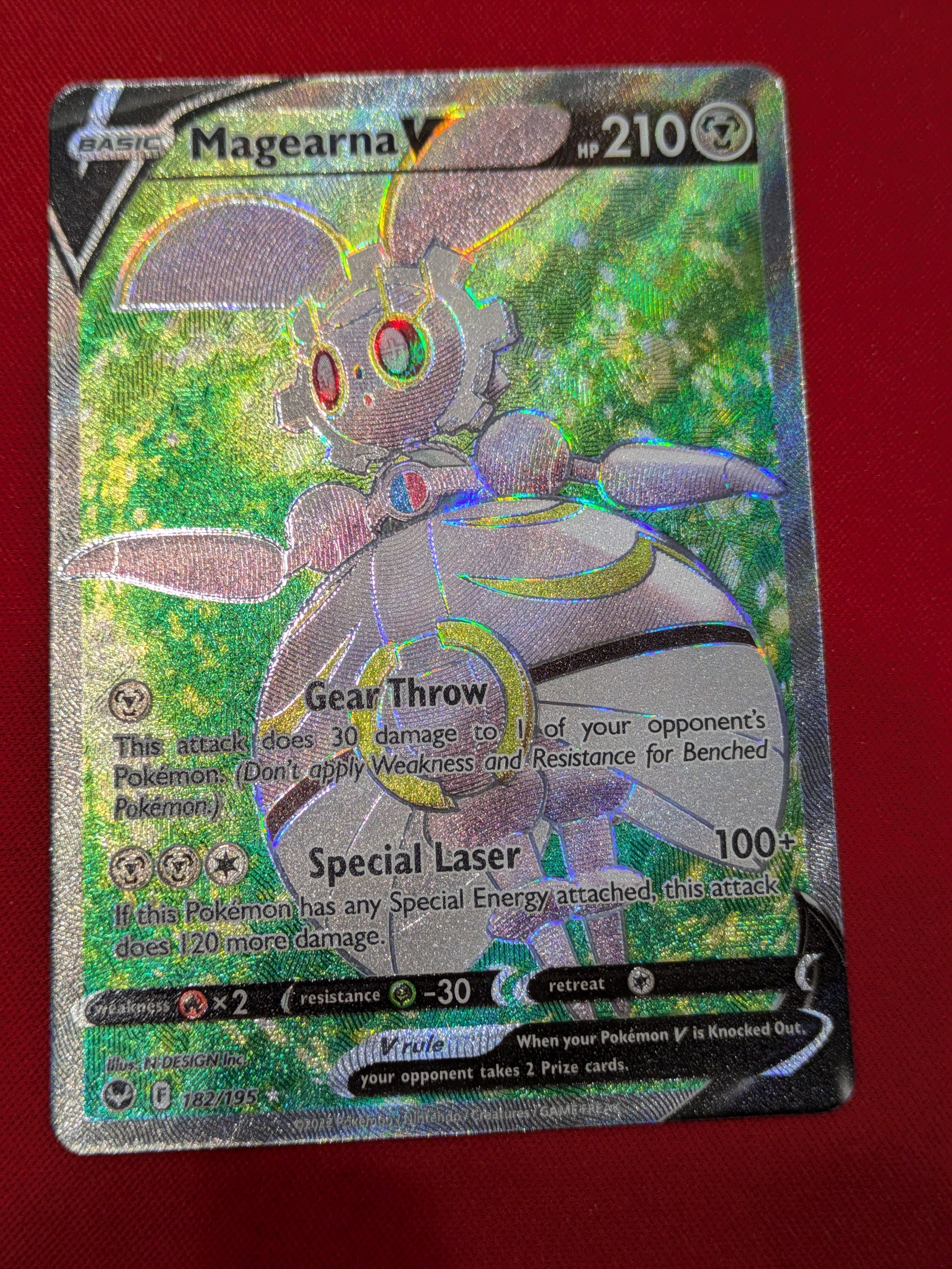 #182/195 Magearna V (Full Art) SWSH12: Silver Tempest