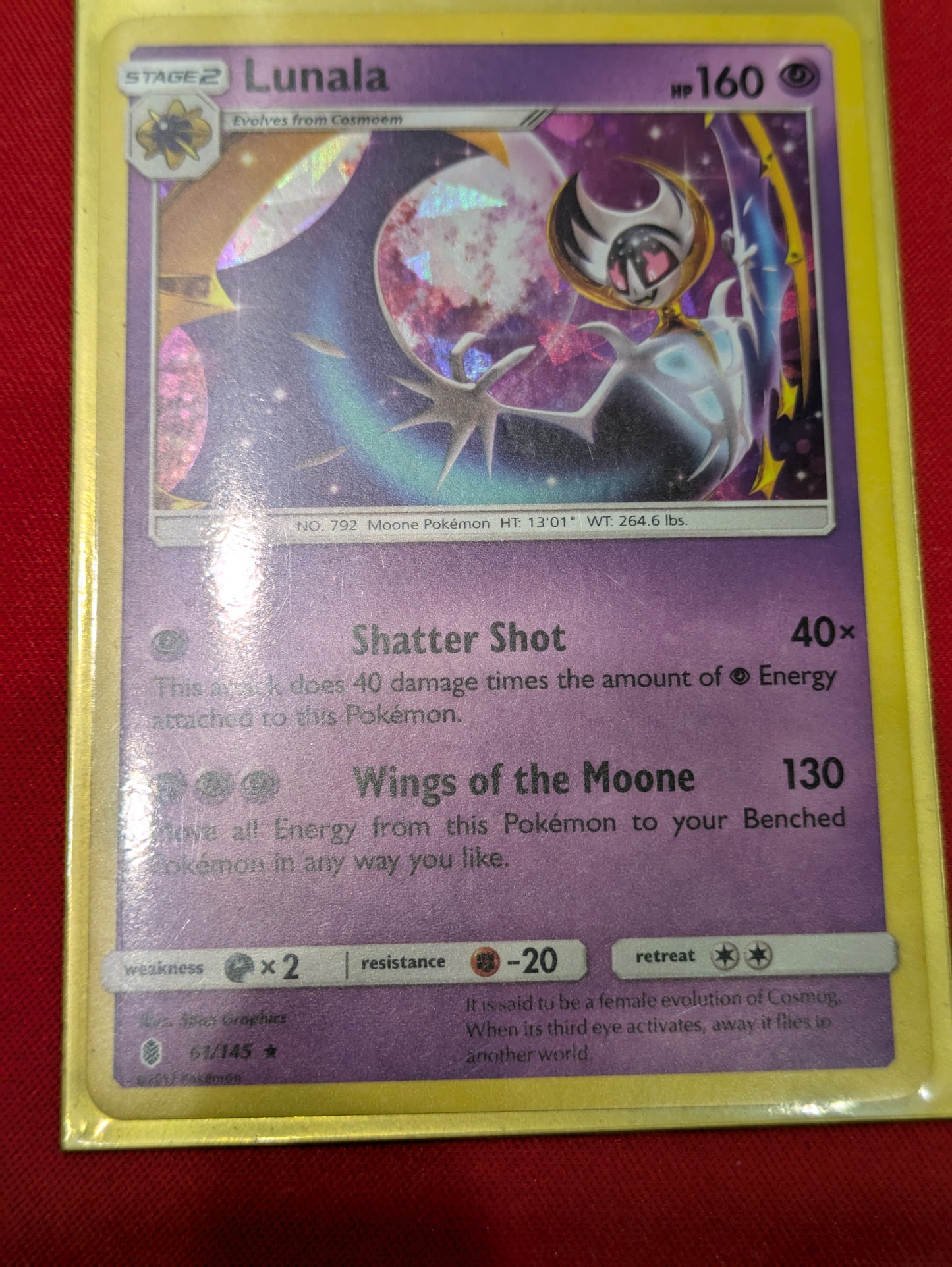 #61/145 Lunala SM - Guardians Rising