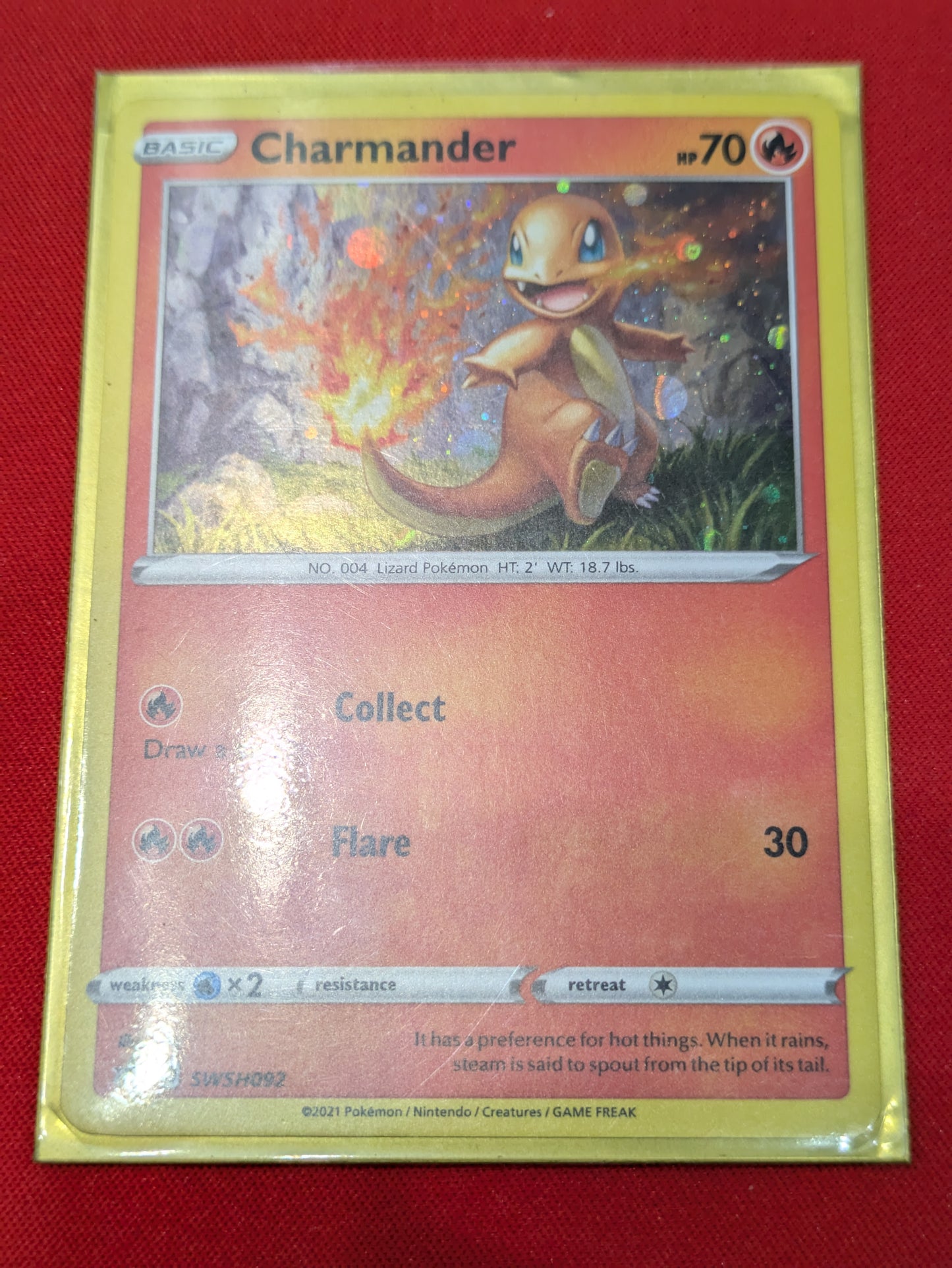 #SWSH092 Charmander SWSH: Sword & Shield Promo Cards