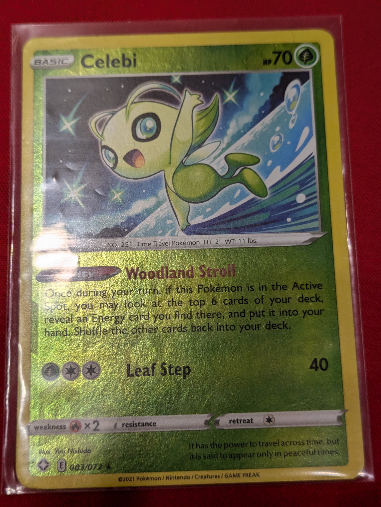 #003/072 Celebi Shining Fates