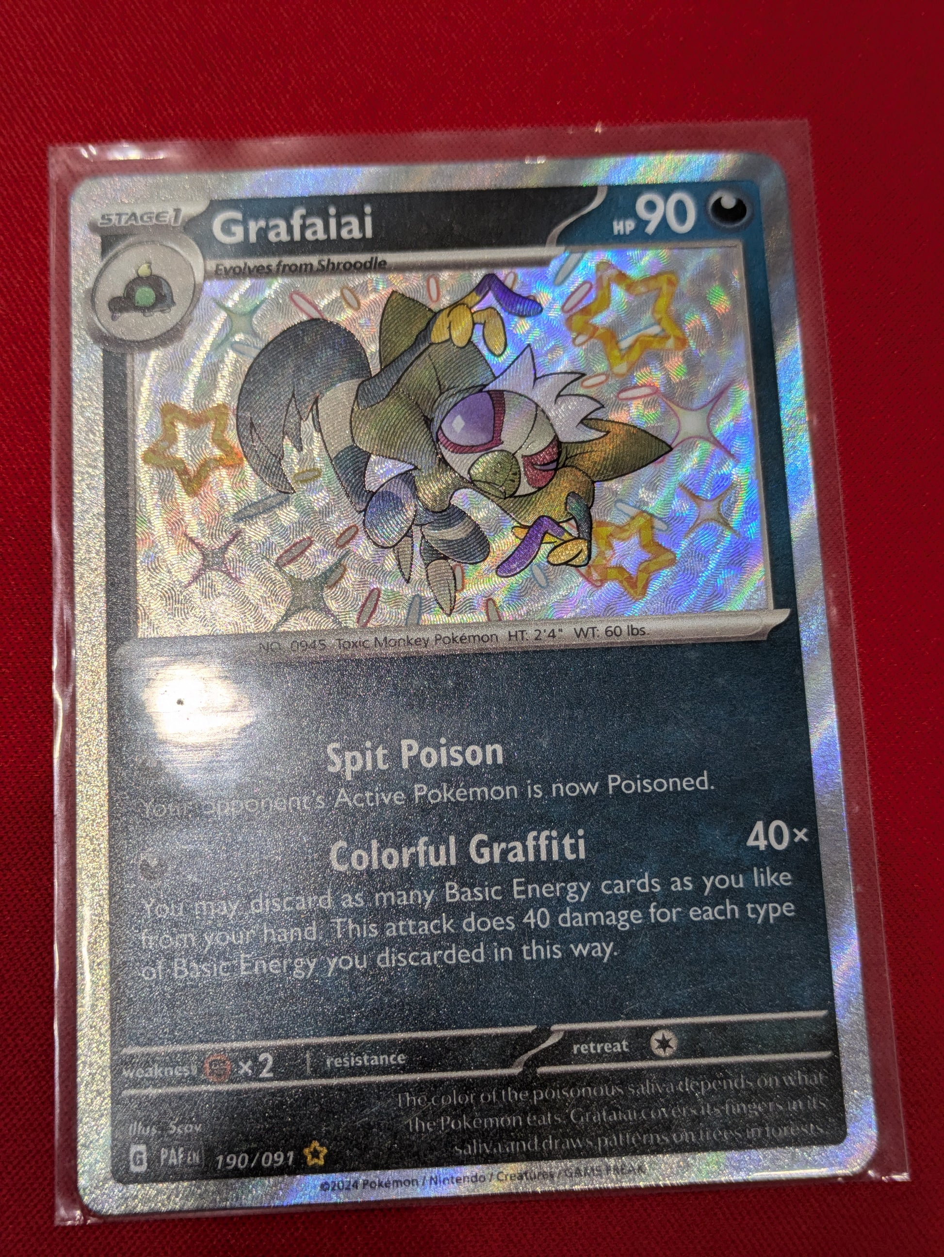 #190/091 Grafaiai SV: Paldean Fates