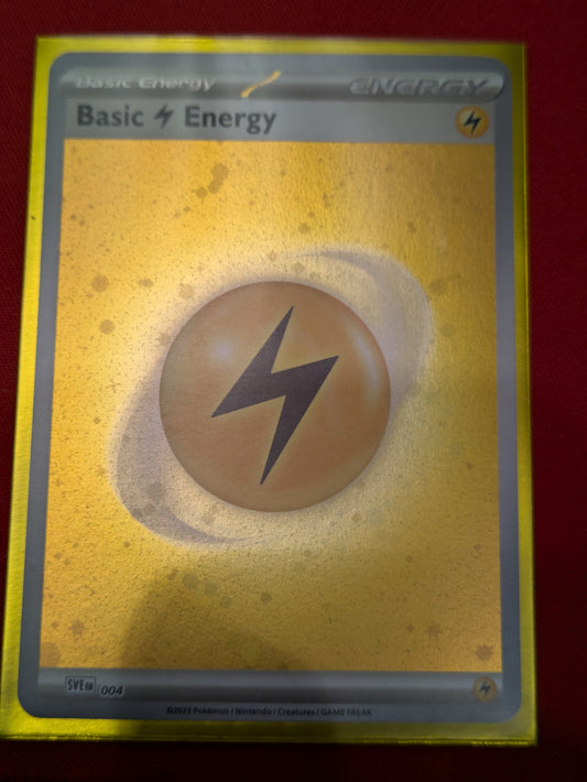 #004 Basic Lightning Energy SV01: Scarlet & Violet Base Set