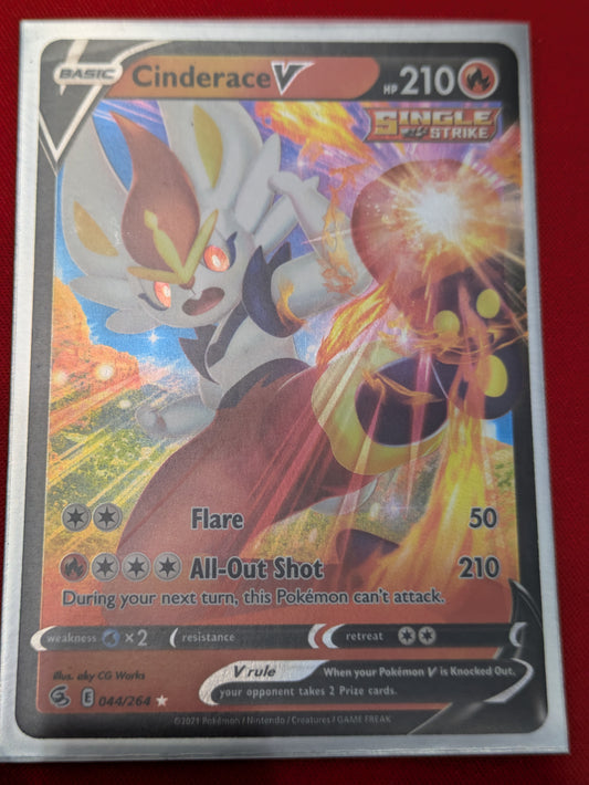 #044/264 Cinderace V (44) SWSH08: Fusion Strike