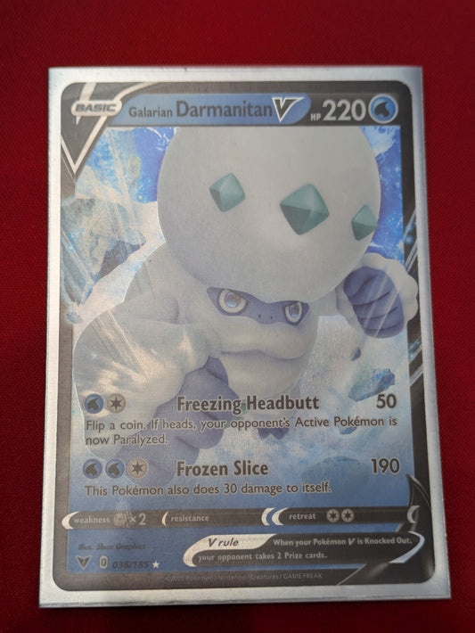 #036/185 Galarian Darmanitan V SWSH04: Vivid Voltage