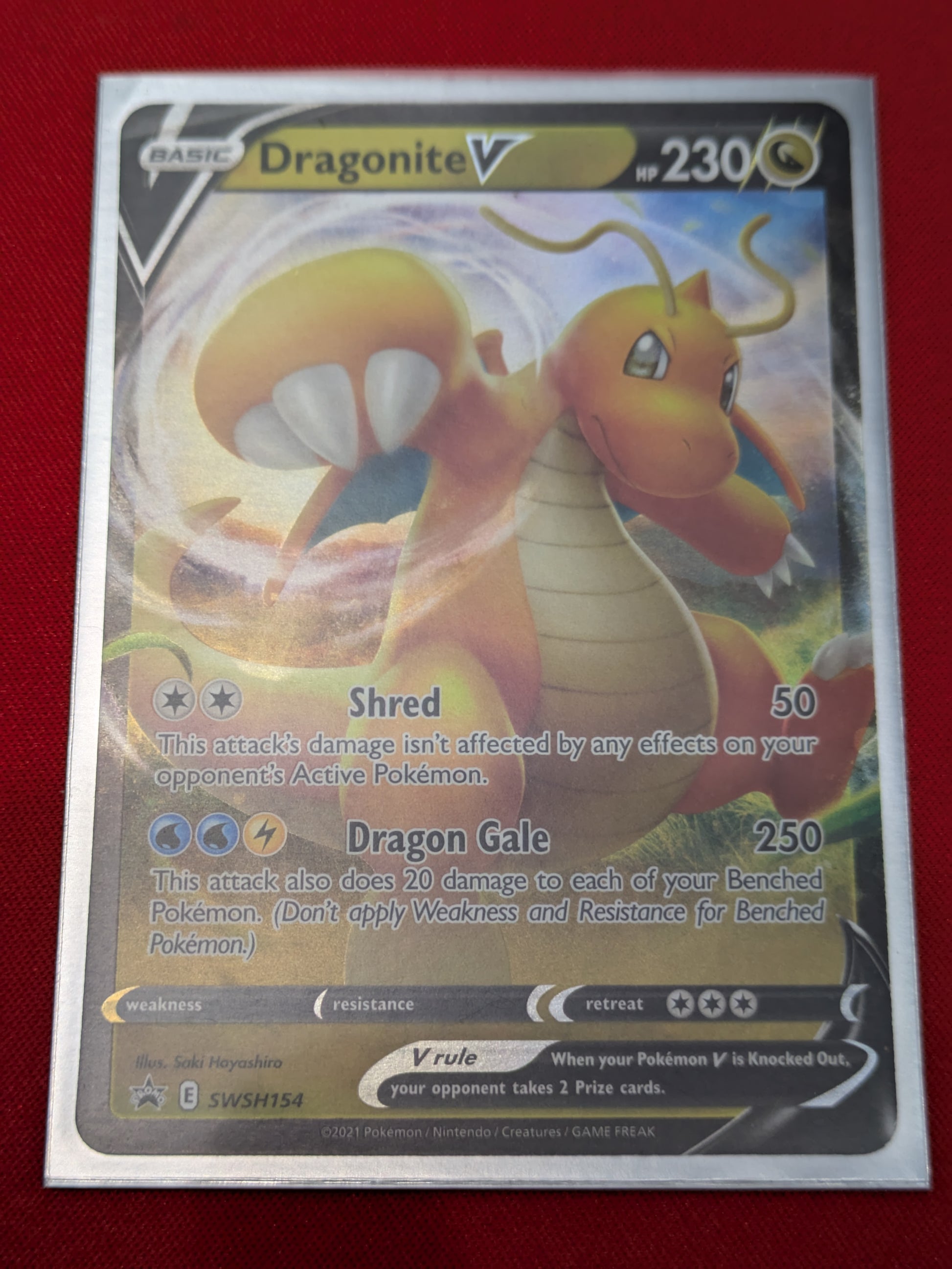 #SWSH154 Dragonite V SWSH: Sword & Shield Promo Cards