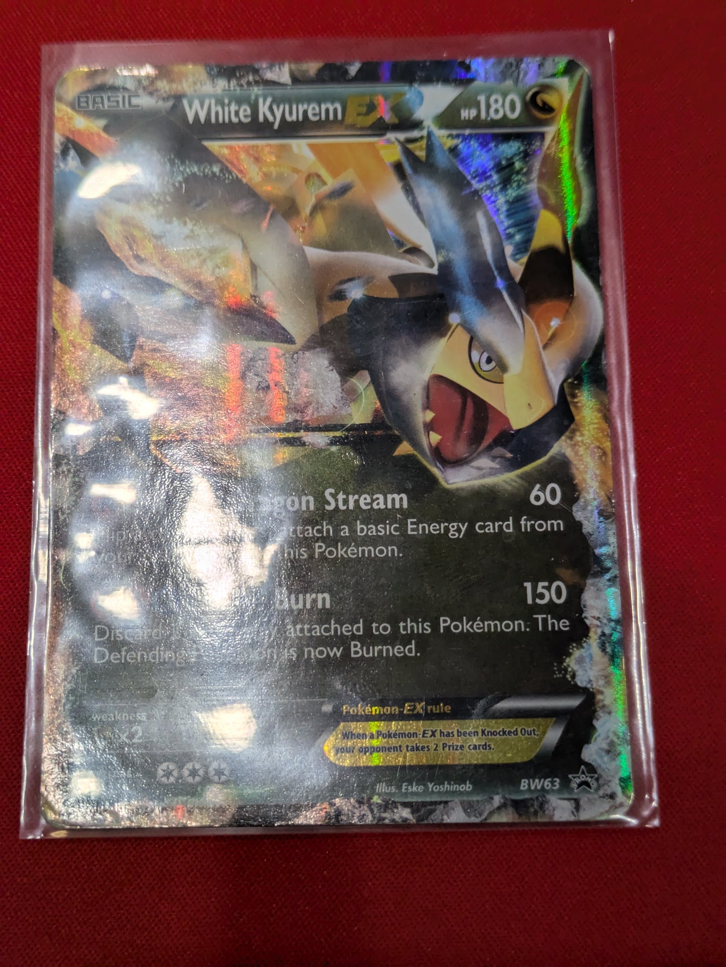 #BW63 White Kyurem EX Black and White Promos
