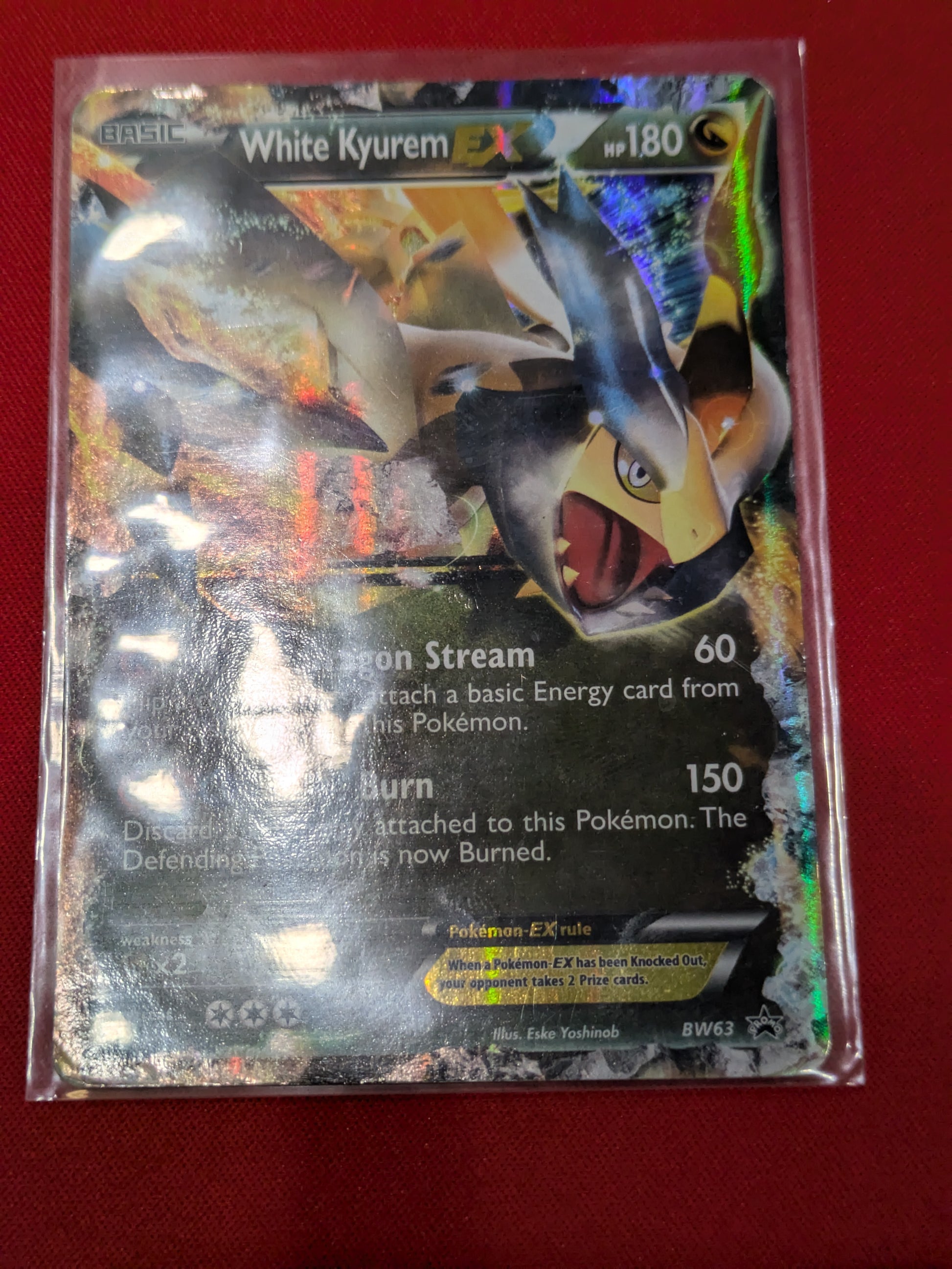 #BW63 White Kyurem EX Black and White Promos