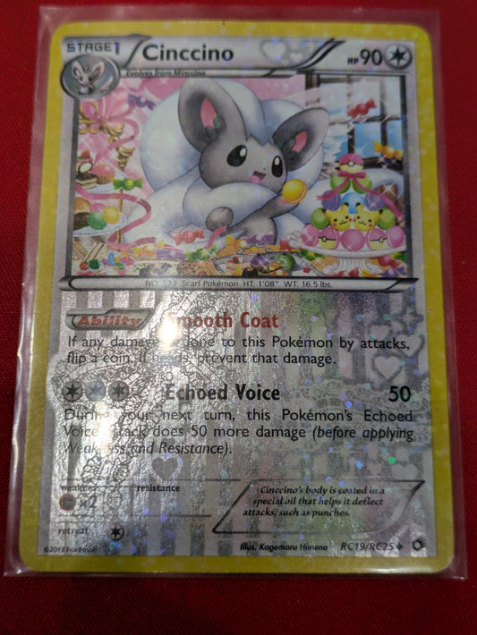 #RC19/RC25 Cinccino Legendary Treasures: Radiant Collection