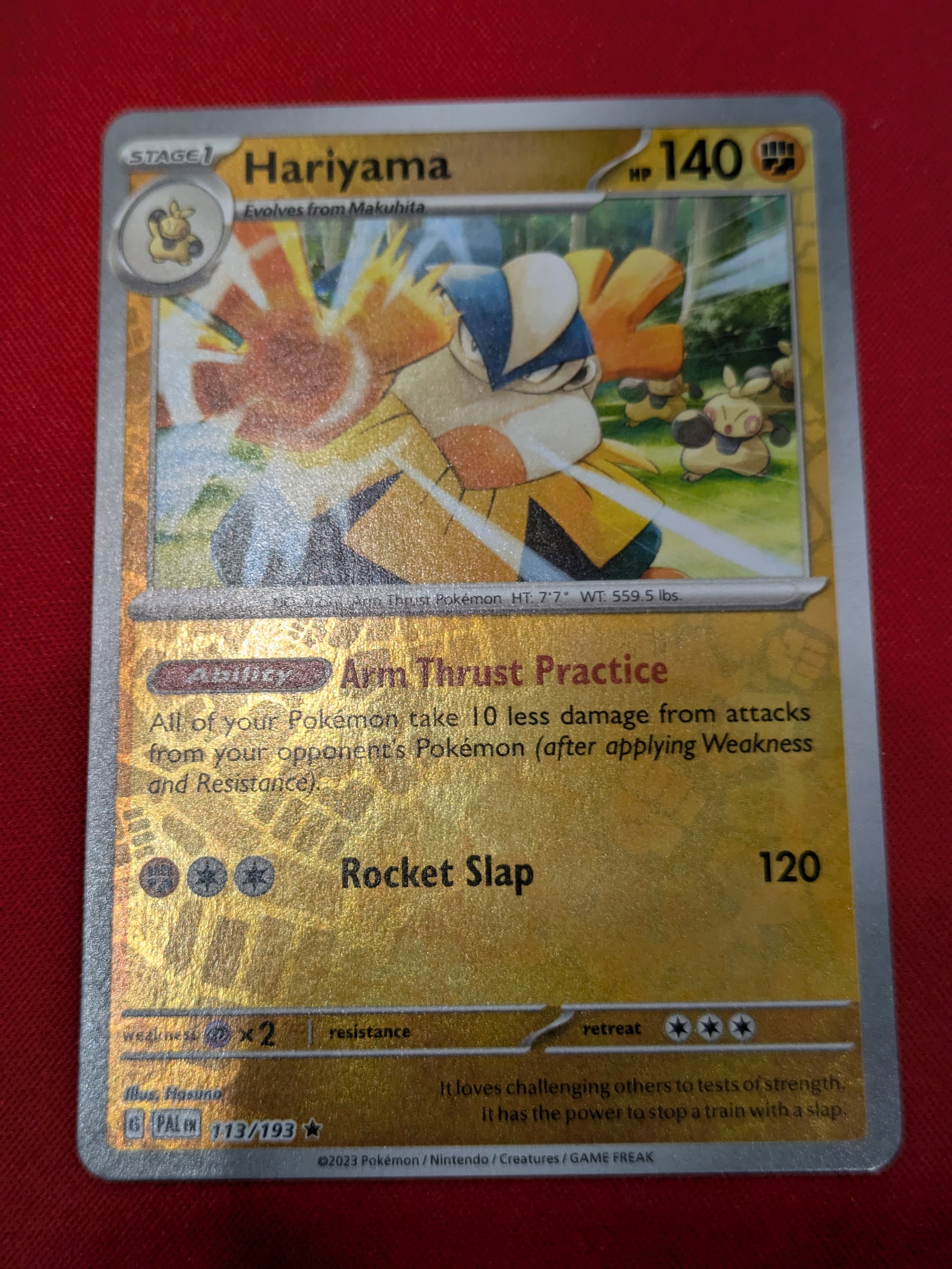 #113/193 Hariyama SV02: Paldea Evolved