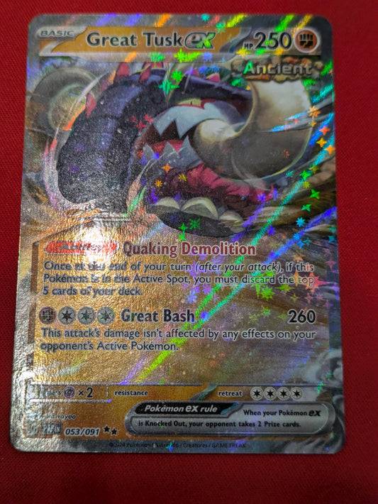 #053/091 Great Tusk ex SV: Paldean Fates