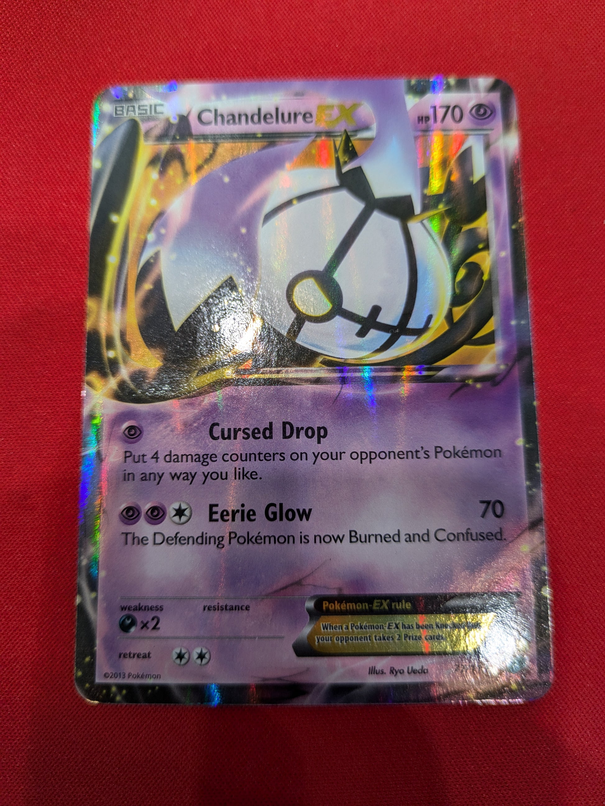 #77/113 Chandelure EX Legendary Treasures