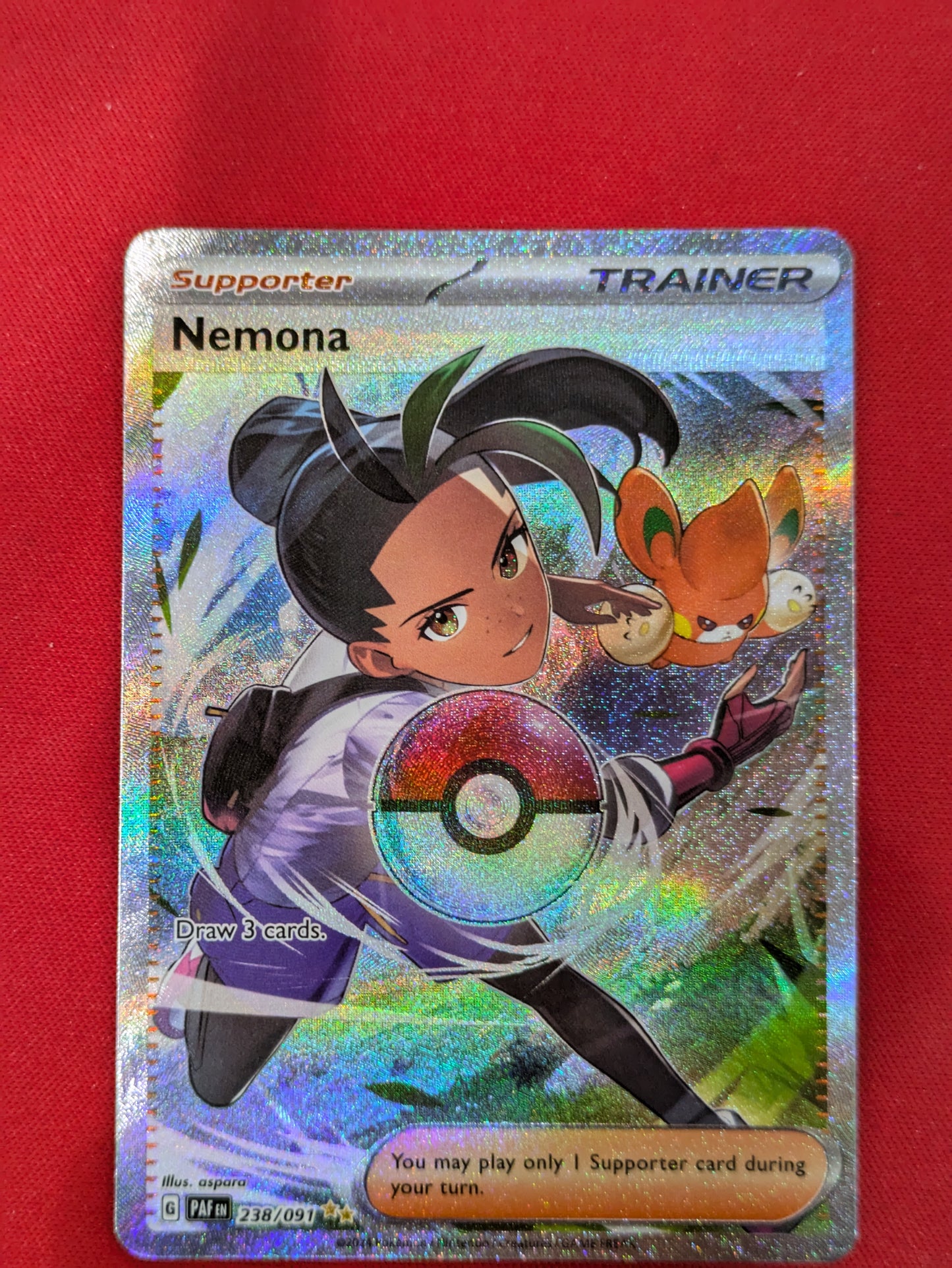 #238/091 Nemona SV: Paldean Fates