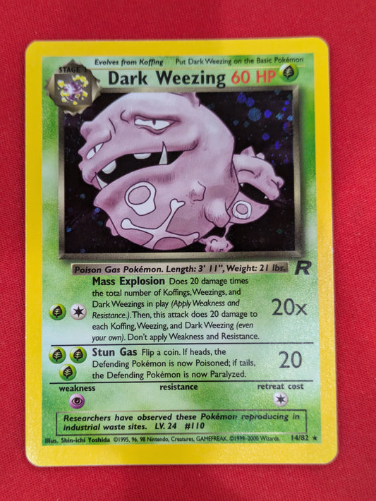 #14/82 Dark Weezing (14) Team Rocket